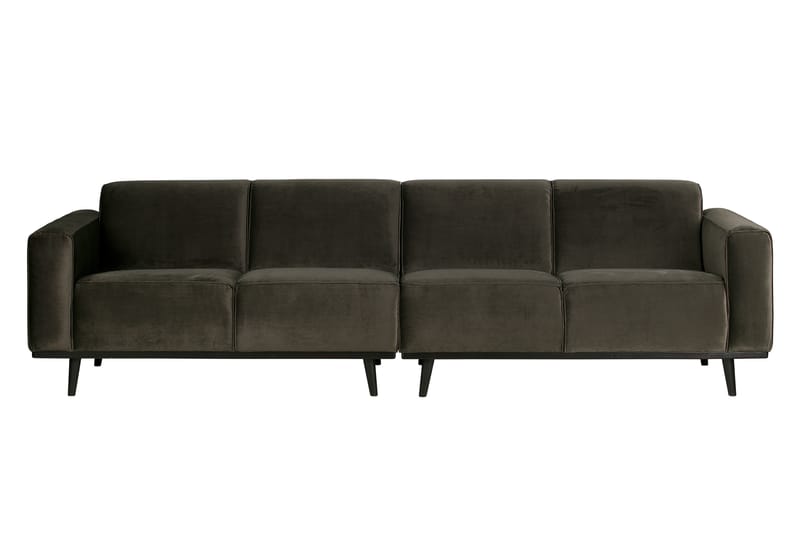 Statement 4-sits Sammetssoffa, Grön