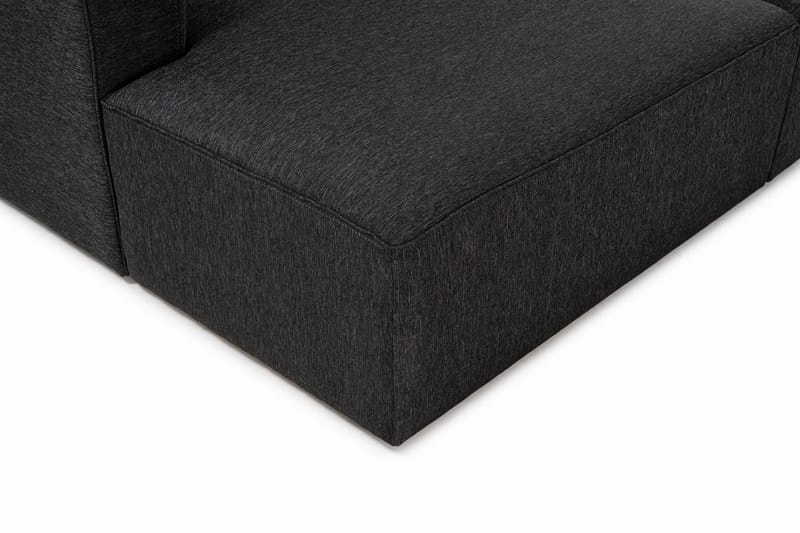 Abbas 4-sits Soffa med Divan - Antracit - Möbler - Soffa - Divansoffor & schäslongsoffa