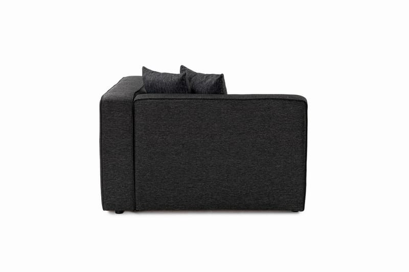 Abbas 4-sits Soffa med Divan - Antracit - Möbler - Soffa - Divansoffor & schäslongsoffa