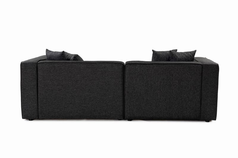 Abbas 4-sits Soffa med Divan - Antracit - Möbler - Soffa - Divansoffor & schäslongsoffa