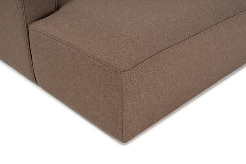 Abbas 4-sits Soffa med Divan - Brun - Möbler - Soffa - Divansoffor & schäslongsoffa