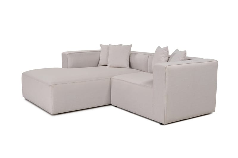 Abbas 4-sits Soffa med Divan - Ecru - Möbler - Soffa - Divansoffor & schäslongsoffa