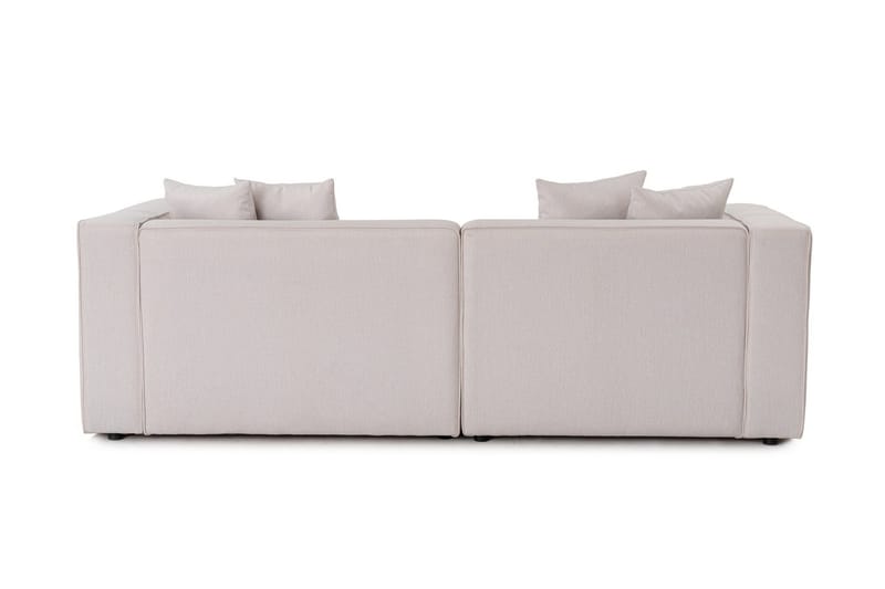 Abbas 4-sits Soffa med Divan - Ecru - Möbler - Soffa - Divansoffor & schäslongsoffa