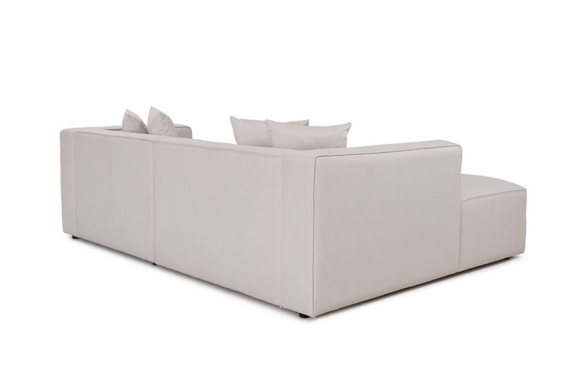 Abbas 4-sits Soffa med Divan - Ecru - Möbler - Soffa - Divansoffor & schäslongsoffa