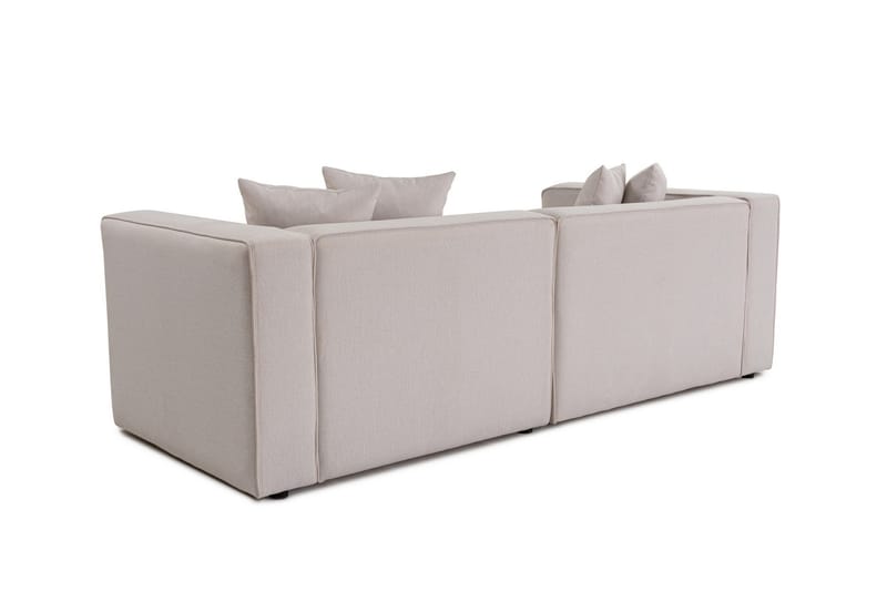 Abbas 4-sits Soffa med Divan - Ecru - Möbler - Soffa - Divansoffor & schäslongsoffa