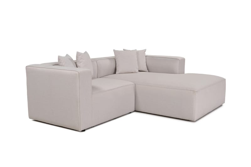 Abbas 4-sits Soffa med Divan - Ecru - Möbler - Soffa - Divansoffor & schäslongsoffa