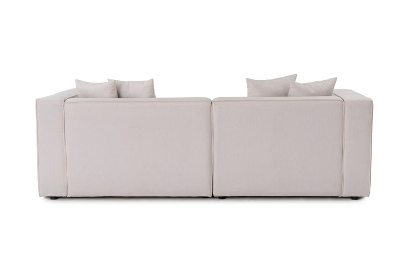 Abbas 4-sits Soffa med Divan - Ecru - Möbler - Soffa - Divansoffor & schäslongsoffa