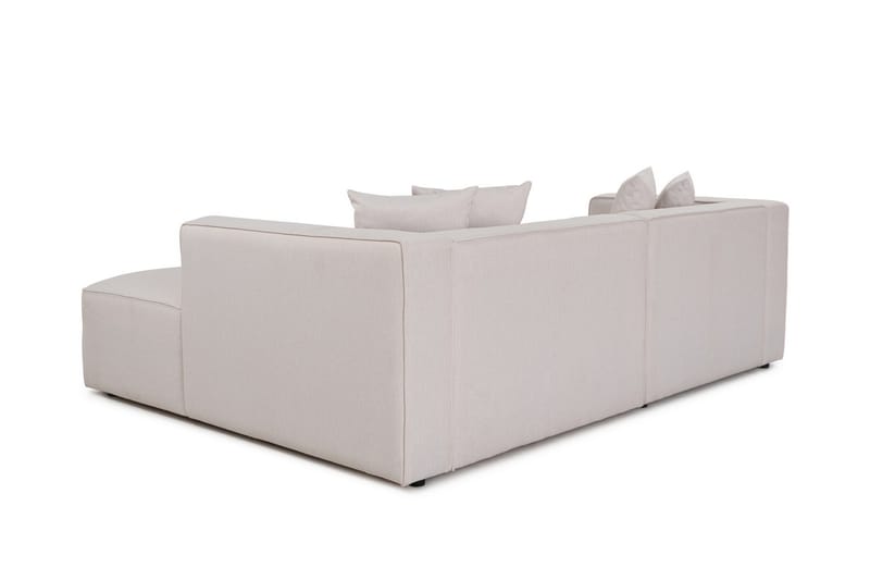 Abbas 4-sits Soffa med Divan - Ecru - Möbler - Soffa - Divansoffor & schäslongsoffa