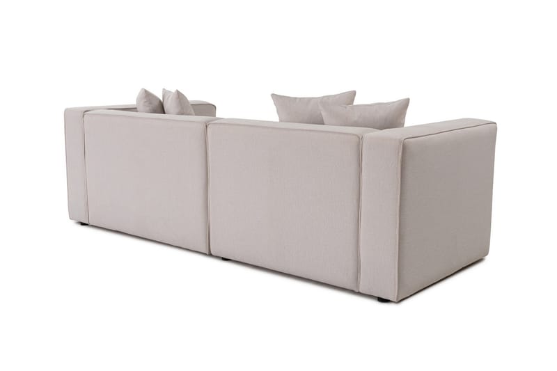 Abbas 4-sits Soffa med Divan - Ecru - Möbler - Soffa - Divansoffor & schäslongsoffa