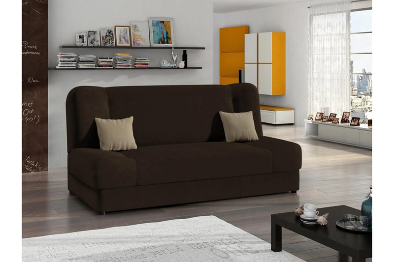 Abron Soffa 3-sits - Brun/Beige - Möbler - Soffa - 3 sits soffa