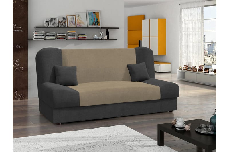 Abron Soffa 3-sits - Grå/Beige - Möbler - Soffa - 3 sits soffa