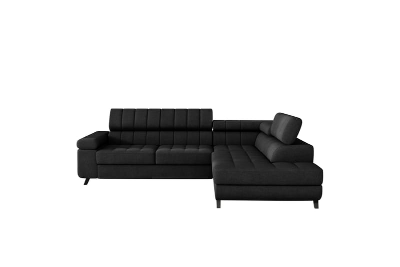 Amshyttan Soffa med Schäslong 3-sits - Svart - Möbler - Soffa - Divansoffor & schäslongsoffa