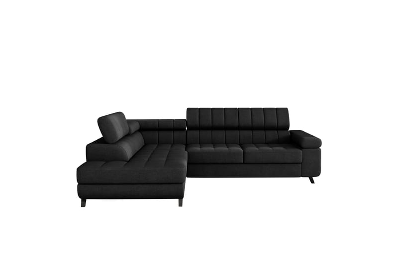 Amshyttan Soffa med Schäslong 3-sits - Svart - Möbler - Soffa - Divansoffor & schäslongsoffa