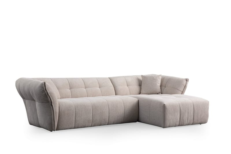 Azzo 4-sits Soffa med Divan - Vit - Möbler - Soffa - Divansoffor & schäslongsoffa