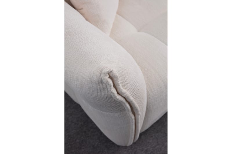 Azzo 4-sits Soffa med Divan - Vit - Möbler - Soffa - Divansoffor & schäslongsoffa