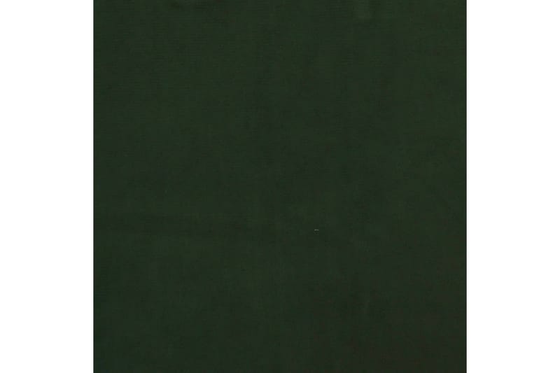 Bäddsoffa 2-sits med två kuddar mörkgrön sammet - Mörkgrön - Bäddsoffa
