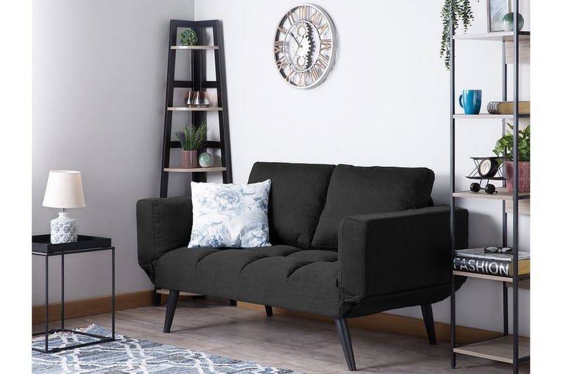 Brekke Bäddsoffa 150 cm - Svart - Bäddsoffa - Bäddsoffa 2 sits