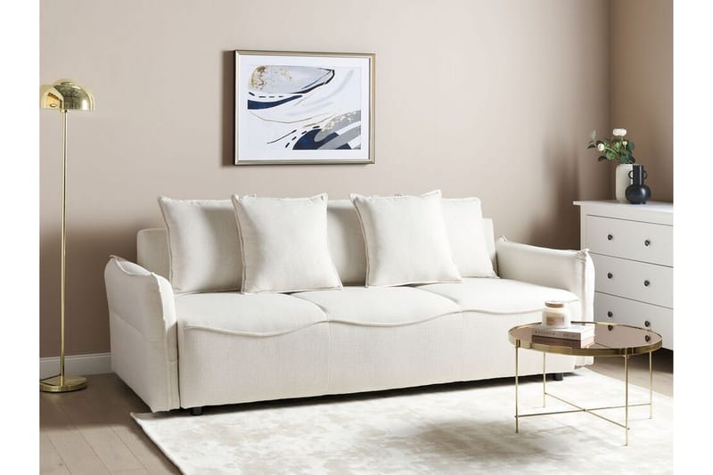 Balendin Bäddsoffa 3-sits - Cream/Svart - Möbler - Soffa - Bäddsoffa