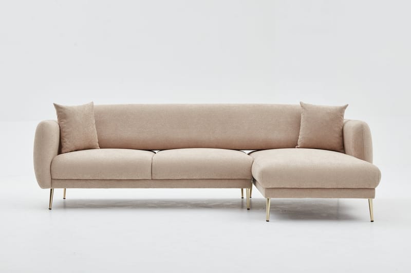 Devika Bäddsoffa m. Divan 4-sits - Beige - Möbler - Soffa - Bäddsoffa