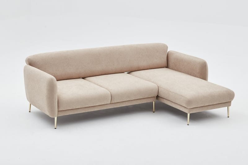 Devika Bäddsoffa m. Divan 4-sits - Beige - Möbler - Soffa - Bäddsoffa