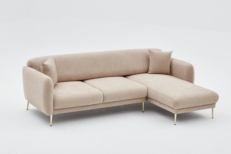 Devika Bäddsoffa m. Divan 4-sits - Beige - Möbler - Soffa - Bäddsoffa