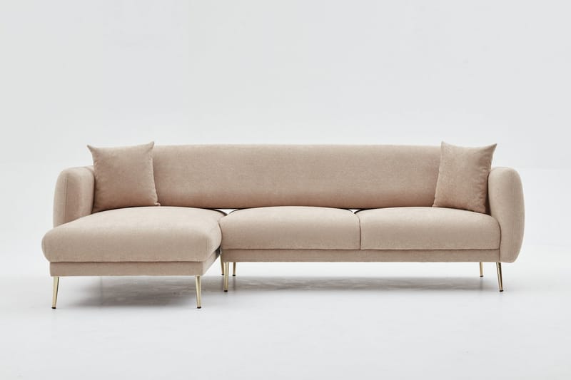 Devika Bäddsoffa m. Divan 4-sits - Beige - Möbler - Soffa - Bäddsoffa