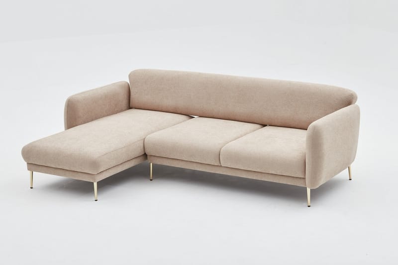 Devika Bäddsoffa m. Divan 4-sits - Beige - Möbler - Soffa - Bäddsoffa