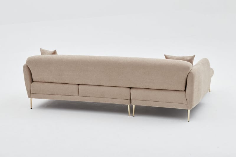 Devika Bäddsoffa m. Divan 4-sits - Beige - Möbler - Soffa - Bäddsoffa