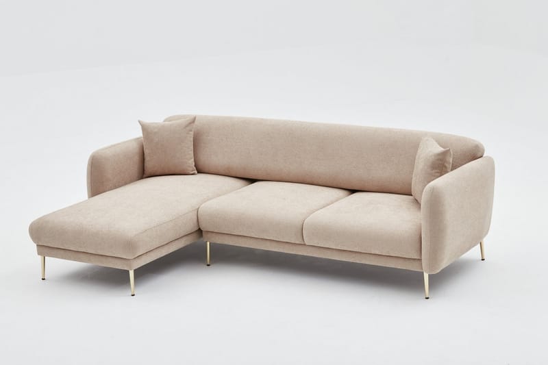 Devika Bäddsoffa m. Divan 4-sits - Beige - Möbler - Soffa - Bäddsoffa