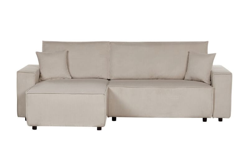 Dyshawn Hörnbäddsoffa 2-sits - Beige/Svart - Möbler - Soffa - Bäddsoffa