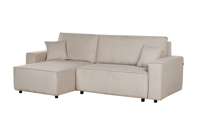 Dyshawn Hörnbäddsoffa 2-sits - Beige/Svart - Möbler - Soffa - Bäddsoffa