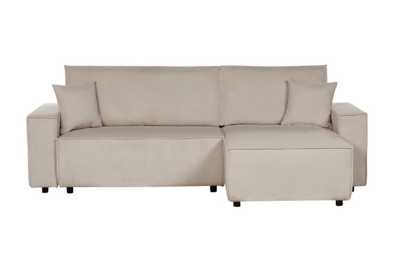 Dyshawn Hörnbäddsoffa 2-sits - Beige/Svart - Möbler - Soffa - Bäddsoffa