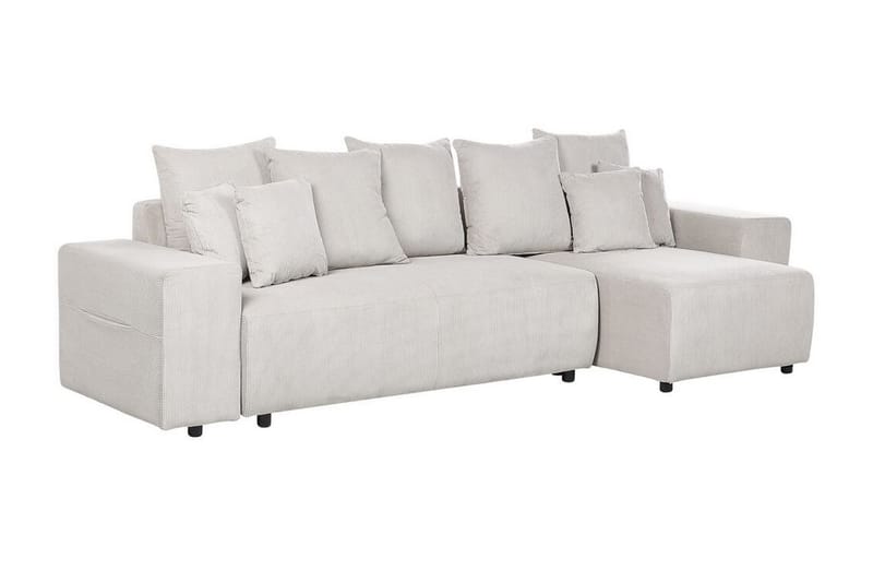 Dysis Hörnbäddsoffa 3-sits - Beige/Svart - Möbler - Soffa - Bäddsoffa