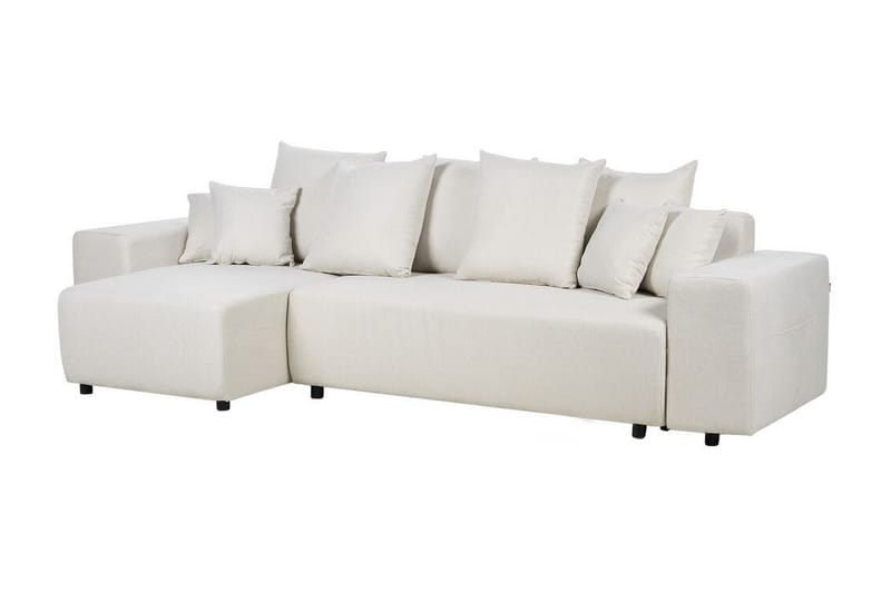 Dysis Hörnbäddsoffa 3-sits - Beige/Svart - Möbler - Soffa - Bäddsoffa