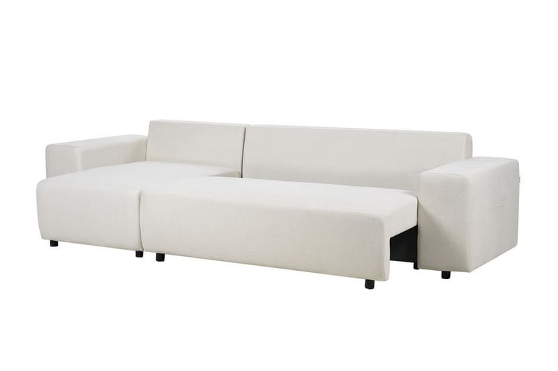 Dysis Hörnbäddsoffa 3-sits - Beige/Svart - Möbler - Soffa - Bäddsoffa