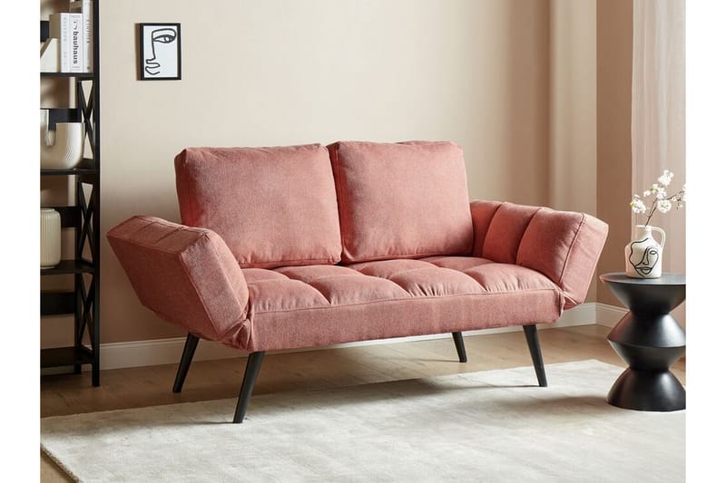 Ferrel Bäddsoffa 2-sits - Rosa/Svart - Möbler - Soffa - Bäddsoffa