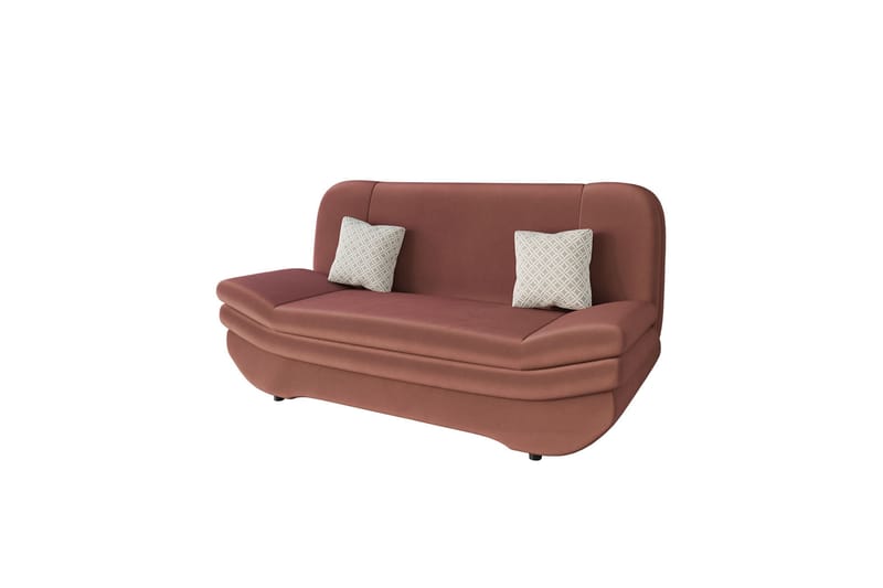 Figurelle Bäddsoffa 2-sits - Rosa/Beige - Möbler - Soffa - Bäddsoffa