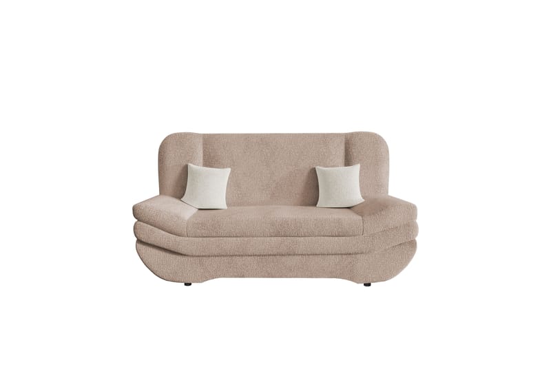 Figurelle Bäddsoffa 2-sits - Rosa/Beige - Möbler - Soffa - Bäddsoffa