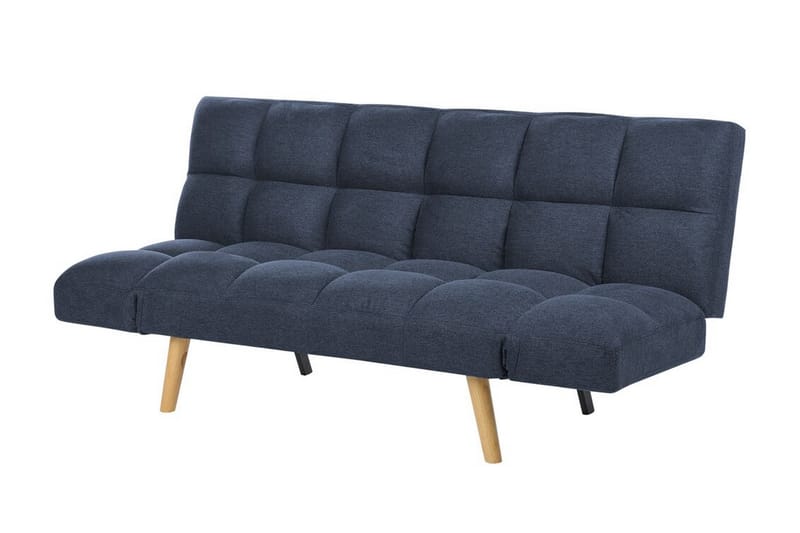 Fiora Bäddsoffa 3-sits - Blå/Ljust trä - Möbler - Soffa - Bäddsoffa