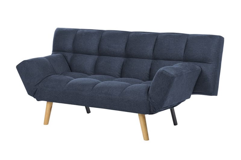 Fiora Bäddsoffa 3-sits - Blå/Ljust trä - Möbler - Soffa - Bäddsoffa