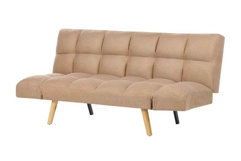 Fiora Bäddsoffa 3-sits - Brun/Ljust trä - Möbler - Soffa - Bäddsoffa