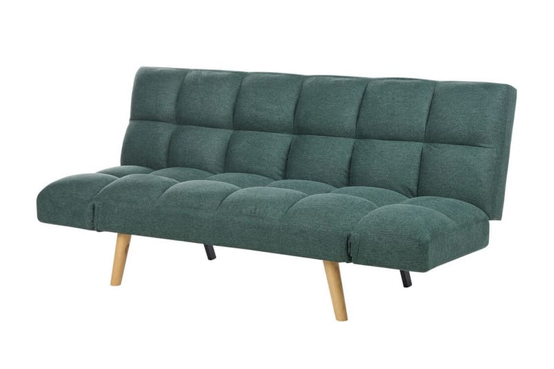 Fiora Bäddsoffa 3-sits - Grön/Ljust trä - Möbler - Soffa - Bäddsoffa