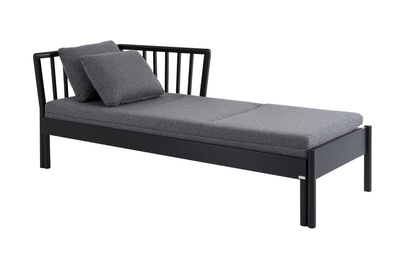 Franz Bäddsoffa Ram 190 cm Svart - Möbler - Soffa - Bäddsoffa