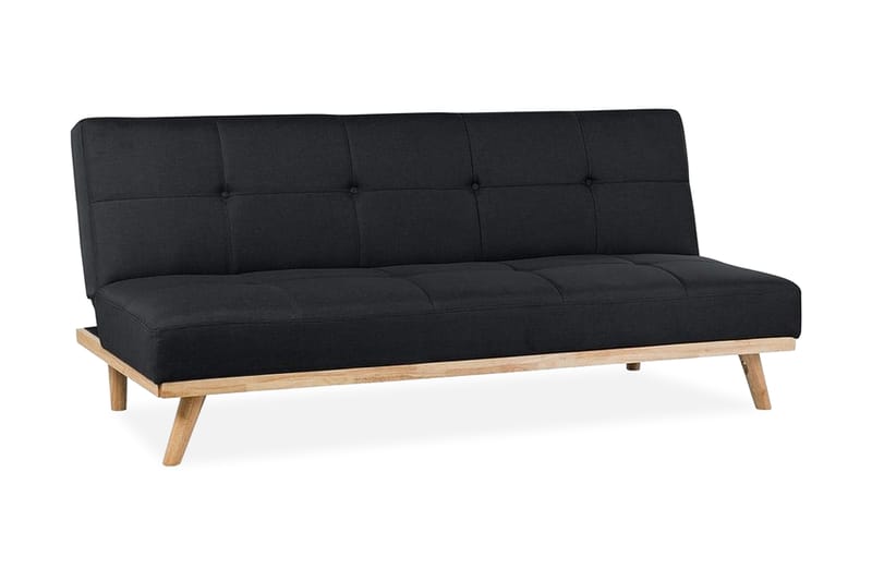 Froya Bäddsoffa 183 cm - Svart - Bäddsoffa