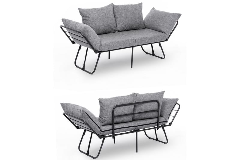 Giancarlo Bäddsoffa 2-sits - Ljusgrå - Möbler - Soffa - Bäddsoffa