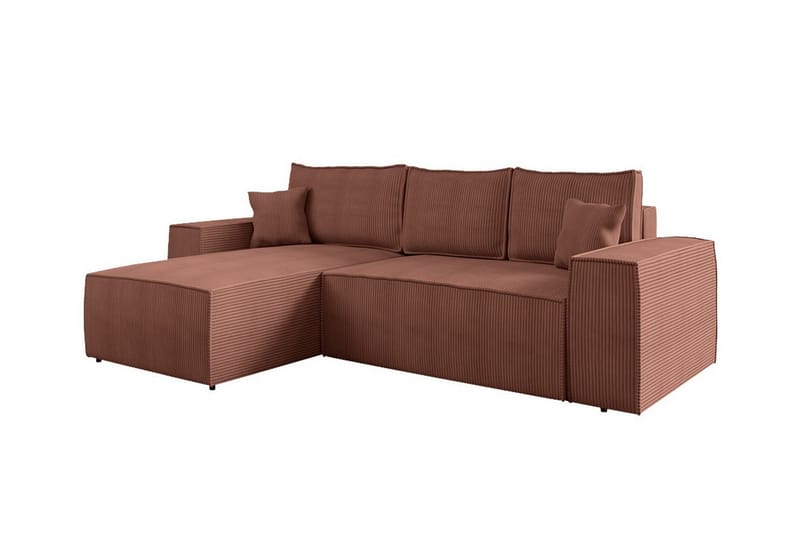 Knocklong 3-sits Hörnbäddsoffa - Rosa - Möbler - Soffa - Bäddsoffa - Hörnbäddsoffa