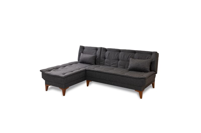 Hunterville Bäddsoffa m. Divan 4-sits - Antracit - Möbler - Soffa - Bäddsoffa