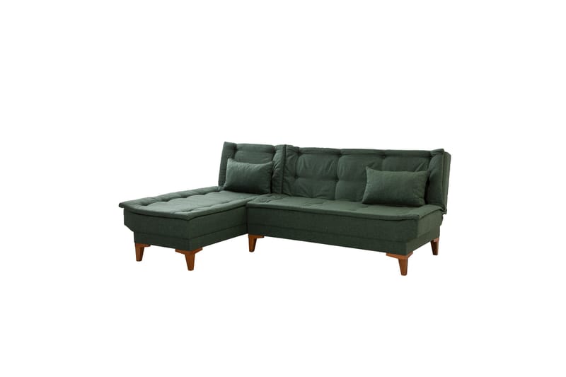 Hunterville Bäddsoffa m. Divan 4-sits - Grön - Bäddsoffa - Bäddsoffa divan