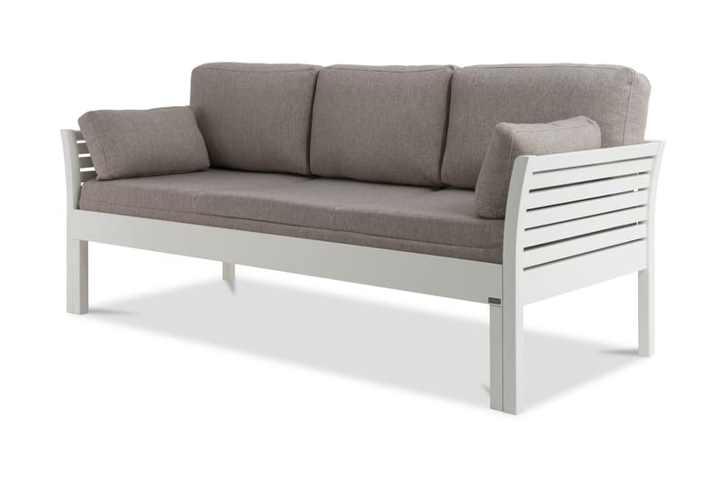 Kanerva Bäddsoffa Ram 190 cm Vit - Möbler - Soffa - Bäddsoffa