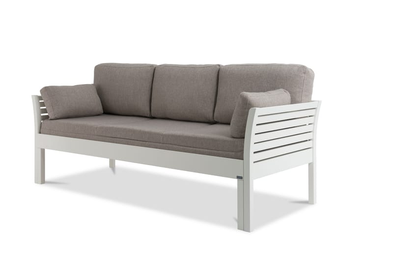 Kanerva Bäddsoffa Ram 200 cm Vit - Möbler - Soffa - Bäddsoffa